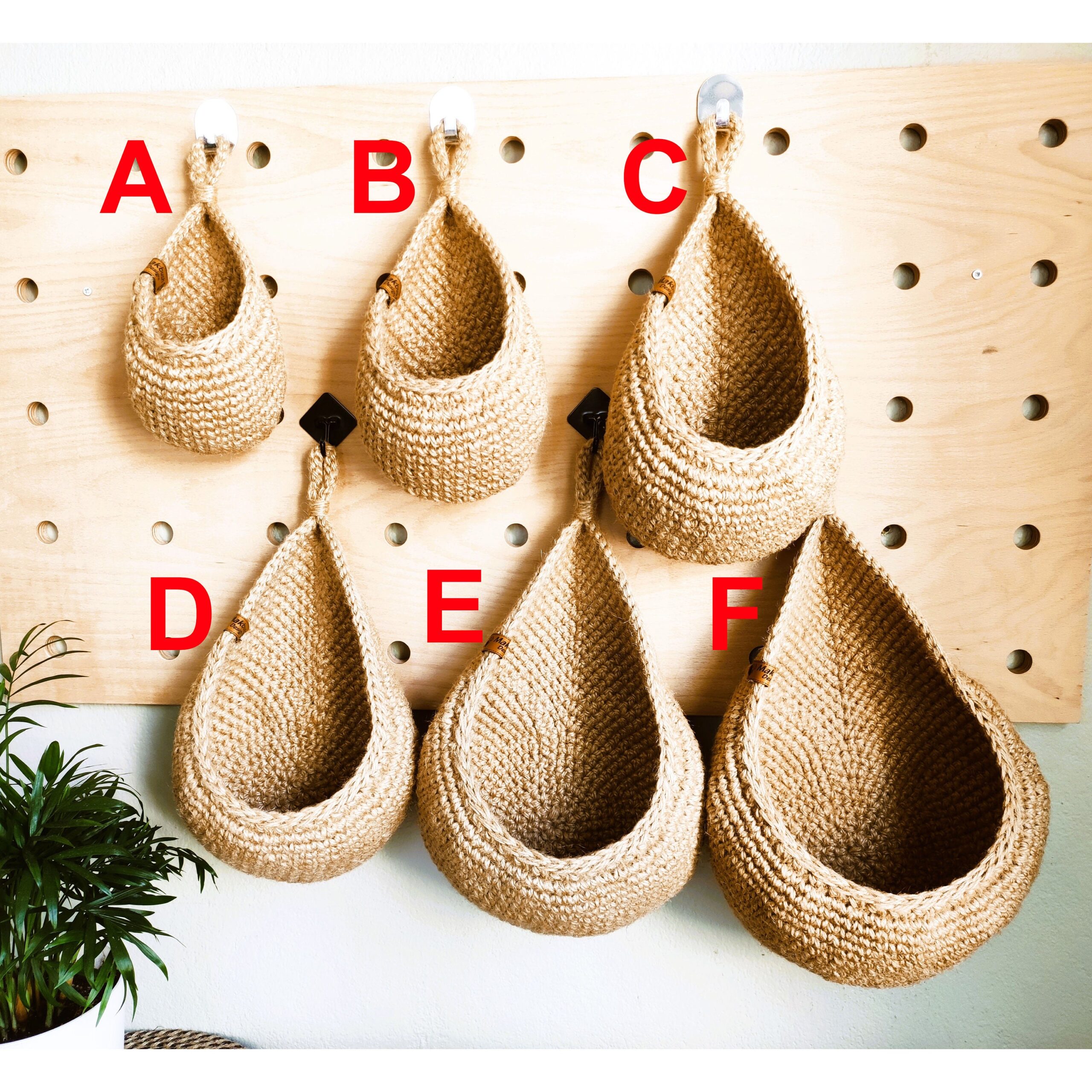 Handmade Jute Wall Hanging Basket – Rustic Farmhouse Storage – Kitchen & Bathroom Organizer - Image 4